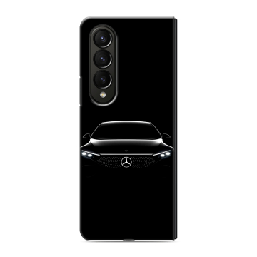 Пластиковый чехол на Samsung Galaxy Z Fold 4 с принтом Mercedes Мерседес Пластиковый чехол на Samsung Galaxy Z Fold 4 с принтом Mercedes Мерседес
