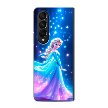 Пластиковый чехол на Samsung Galaxy Z Fold 4 с принтом Холодное сердце Frozen Пластиковый чехол на Samsung Galaxy Z Fold 4 с принтом Холодное сердце Frozen