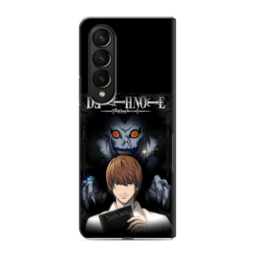 Пластиковый чехол на Samsung Galaxy Z Fold 4 с принтом Death note Тетрадь смерти Пластиковый чехол на Samsung Galaxy Z Fold 4 с принтом Death note Тетрадь смерти