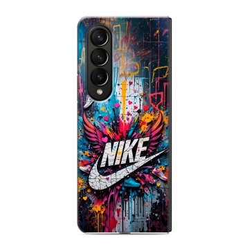 Пластиковый чехол на Samsung Galaxy Z Fold 4 с принтом Nike Найк Пластиковый чехол на Samsung Galaxy Z Fold 4 с принтом Nike Найк
