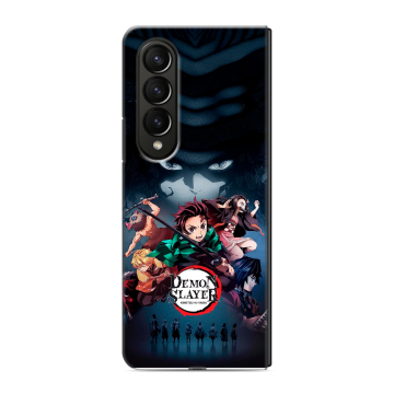 Пластиковый чехол на Samsung Galaxy Z Fold 4 с принтом Demon Slayer Клинок рассекающий демонов Пластиковый чехол на Samsung Galaxy Z Fold 4 с принтом Demon Slayer Клинок рассекающий демонов