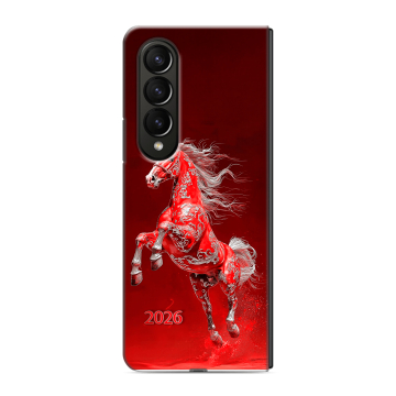 Пластиковый чехол на Samsung Galaxy Z Fold 4 с принтом Новый год Пластиковый чехол на Samsung Galaxy Z Fold 4 с принтом Новый год