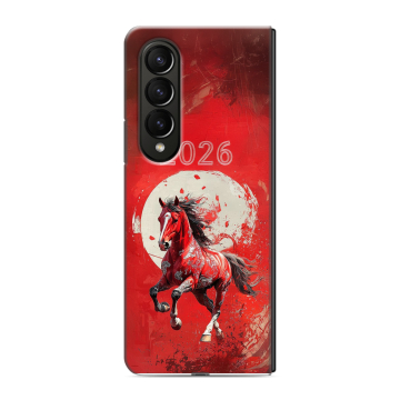 Пластиковый чехол на Samsung Galaxy Z Fold 4 с принтом Новый год Пластиковый чехол на Samsung Galaxy Z Fold 4 с принтом Новый год