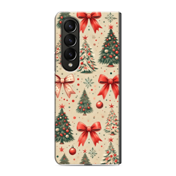 Пластиковый чехол на Samsung Galaxy Z Fold 4 с принтом Новый год Пластиковый чехол на Samsung Galaxy Z Fold 4 с принтом Новый год