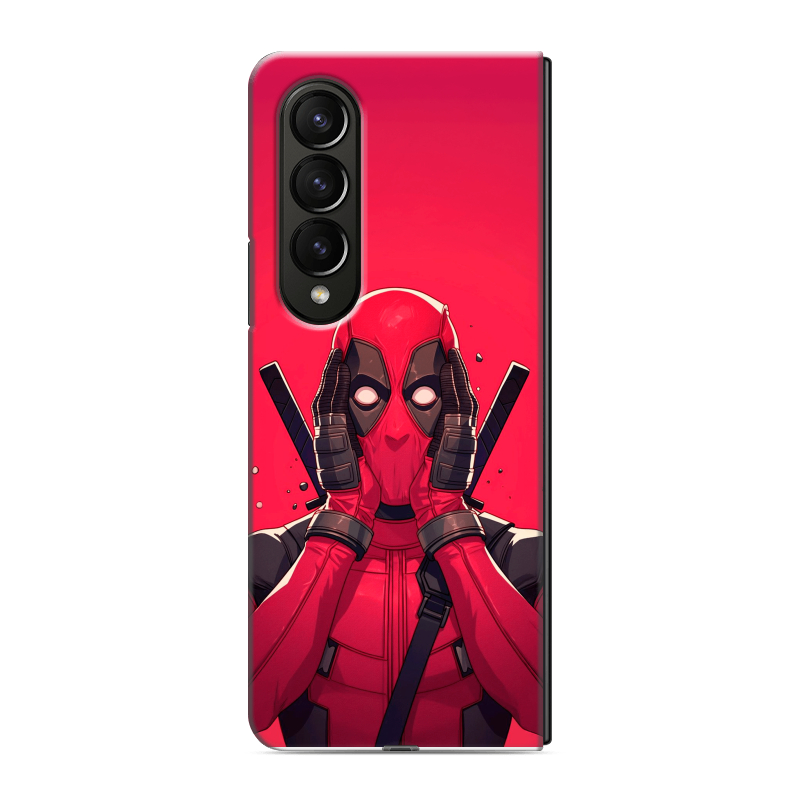 Пластиковый чехол на Samsung Galaxy Z Fold 4 с принтом Дедпул Deadpool Пластиковый чехол на Samsung Galaxy Z Fold 4 с принтом Дедпул Deadpool