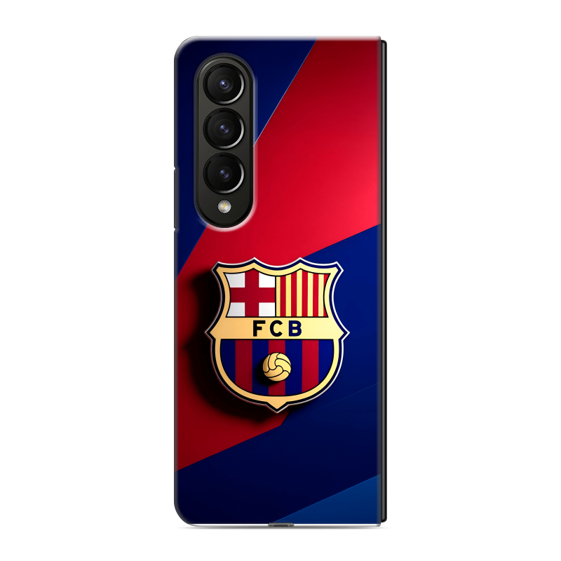 Пластиковый чехол на Samsung Galaxy Z Fold 4 с принтом Барселона Barcelona Пластиковый чехол на Samsung Galaxy Z Fold 4 с принтом Барселона Barcelona