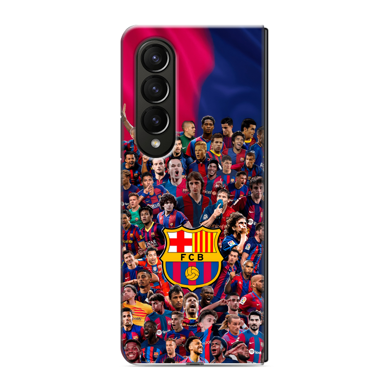 Пластиковый чехол на Samsung Galaxy Z Fold 4 с принтом Барселона Barcelona Пластиковый чехол на Samsung Galaxy Z Fold 4 с принтом Барселона Barcelona