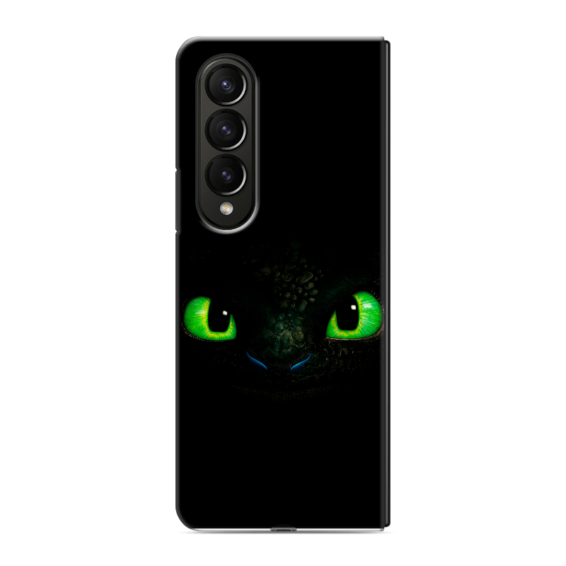 Пластиковый чехол на Samsung Galaxy Z Fold 4 с принтом Как приручить дракона Пластиковый чехол на Samsung Galaxy Z Fold 4 с принтом Как приручить дракона