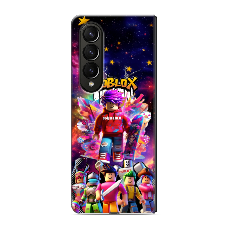 Пластиковый чехол на Samsung Galaxy Z Fold 4 с принтом Roblox Роблокс Пластиковый чехол на Samsung Galaxy Z Fold 4 с принтом Roblox Роблокс