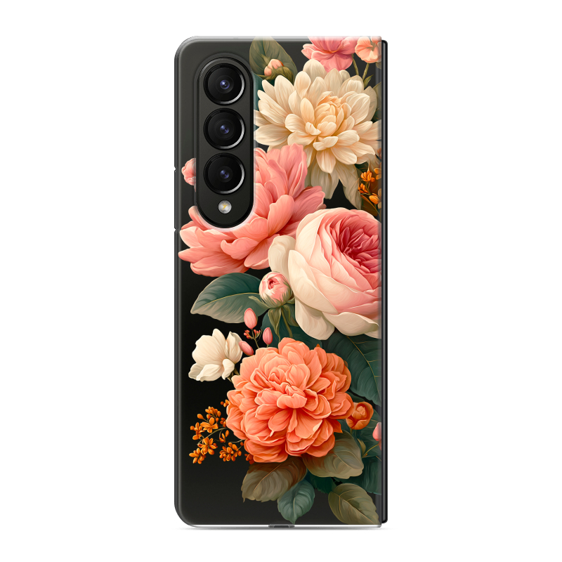 Пластиковый чехол на Samsung Galaxy Z Fold 4 с принтом цветы Пластиковый чехол на Samsung Galaxy Z Fold 4 с принтом цветы