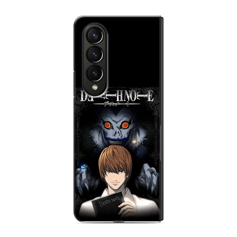 Пластиковый чехол на Samsung Galaxy Z Fold 4 с принтом Death note Тетрадь смерти Пластиковый чехол на Samsung Galaxy Z Fold 4 с принтом Death note Тетрадь смерти