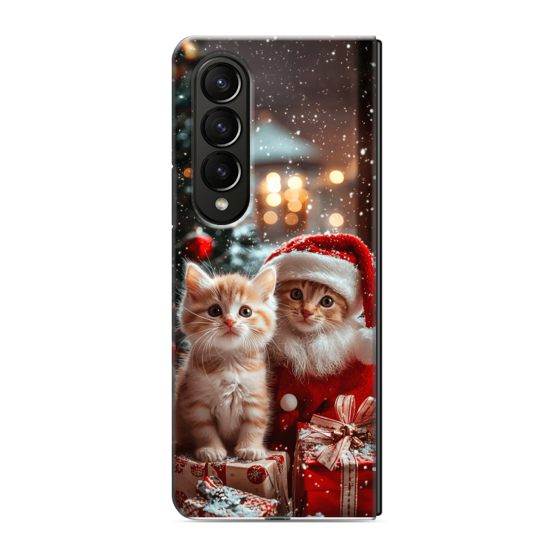 Пластиковый чехол на Samsung Galaxy Z Fold 4 с принтом Новый год Пластиковый чехол на Samsung Galaxy Z Fold 4 с принтом Новый год