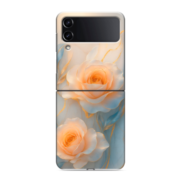 Пластиковый чехол на Samsung Galaxy Z Flip 4 с принтом Женский Пластиковый чехол на Samsung Galaxy Z Flip 4 с принтом Женский