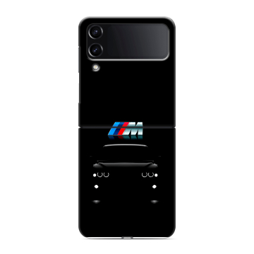 Пластиковый чехол на Samsung Galaxy Z Flip 4 с принтом БМВ BMW Пластиковый чехол на Samsung Galaxy Z Flip 4 с принтом БМВ BMW