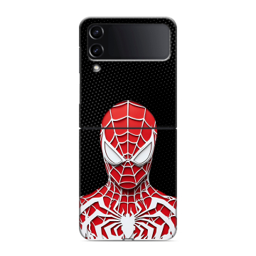 Пластиковый чехол на Samsung Galaxy Z Flip 4 с принтом человек паук spiderman