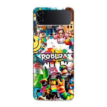 Пластиковый чехол на Samsung Galaxy Z Flip 4 с принтом Roblox Роблокс Пластиковый чехол на Samsung Galaxy Z Flip 4 с принтом Roblox Роблокс