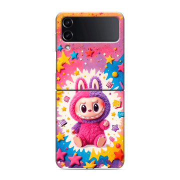 Пластиковый чехол на Samsung Galaxy Z Flip 4 с принтом Labubu Лабубу Пластиковый чехол на Samsung Galaxy Z Flip 4 с принтом Labubu Лабубу