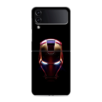 Пластиковый чехол на Samsung Galaxy Z Flip 4 с принтом IronMan Железный человек Пластиковый чехол на Samsung Galaxy Z Flip 4 с принтом IronMan Железный человек