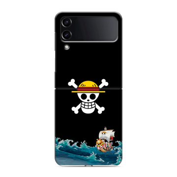 Пластиковый чехол на Samsung Galaxy Z Flip 4 с принтом One Piece Ван Пис Пластиковый чехол на Samsung Galaxy Z Flip 4 с принтом One Piece Ван Пис