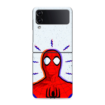 Пластиковый чехол на Samsung Galaxy Z Flip 4 с принтом Spiderman Человек паук