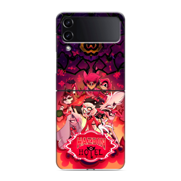 Пластиковый чехол на Samsung Galaxy Z Flip 4 с принтом Hazbin Hotel Отель Хазбин Пластиковый чехол на Samsung Galaxy Z Flip 4 с принтом Hazbin Hotel Отель Хазбин