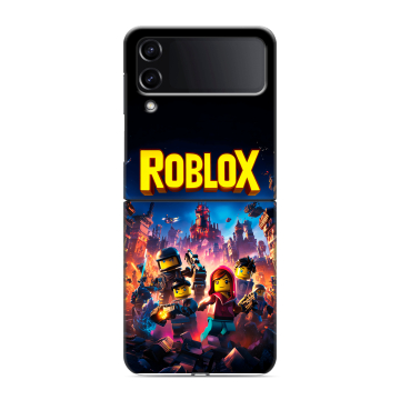 Пластиковый чехол на Samsung Galaxy Z Flip 4 с принтом Roblox Роблокс Пластиковый чехол на Samsung Galaxy Z Flip 4 с принтом Roblox Роблокс