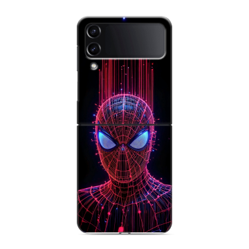 Пластиковый чехол на Samsung Galaxy Z Flip 4 с принтом Spiderman Человек паук Пластиковый чехол на Samsung Galaxy Z Flip 4 с принтом Spiderman Человек паук