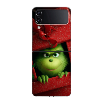 Пластиковый чехол на Samsung Galaxy Z Flip 4 с принтом Новый год
