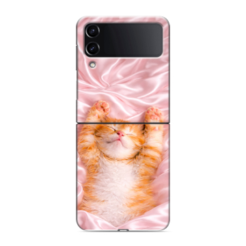 Пластиковый чехол на Samsung Galaxy Z Flip 4 с принтом женский