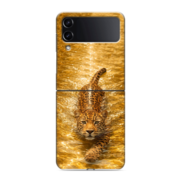 Пластиковый чехол на Samsung Galaxy Z Flip 4 с принтом женский