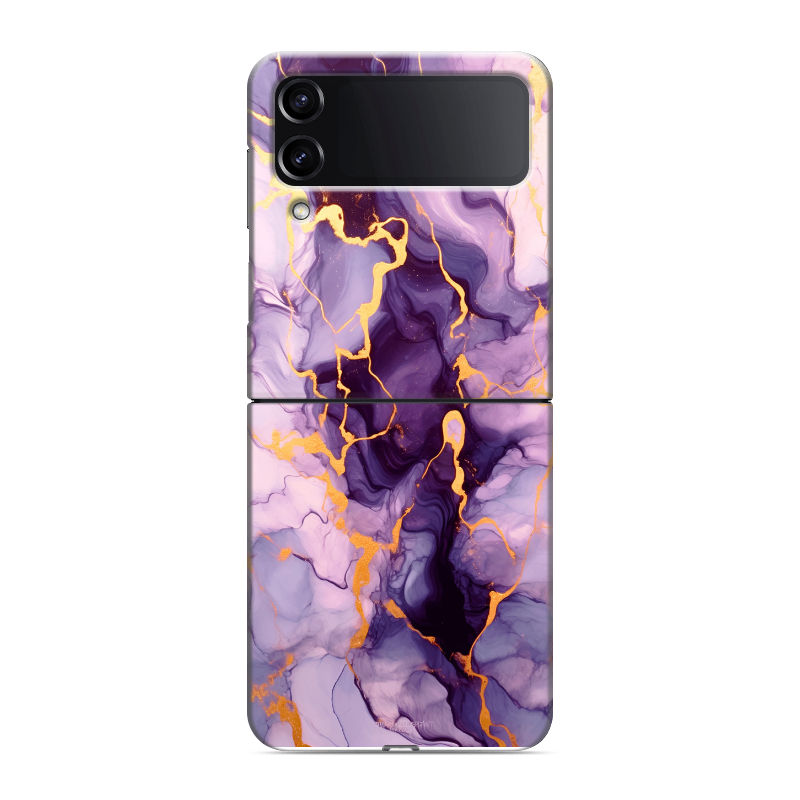 Пластиковый чехол на Samsung Galaxy Z Flip 4 с принтом Мрамор Пластиковый чехол на Samsung Galaxy Z Flip 4 с принтом Мрамор