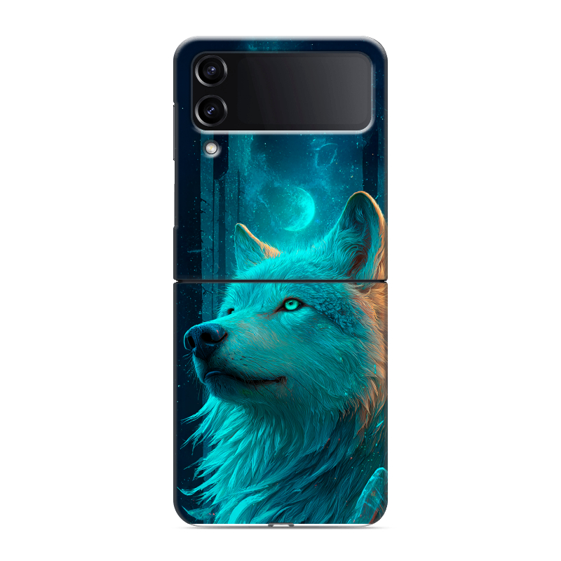 Пластиковый чехол на Samsung Galaxy Z Flip 4 с принтом бабочки саккура Пластиковый чехол на Samsung Galaxy Z Flip 4 с принтом бабочки саккура