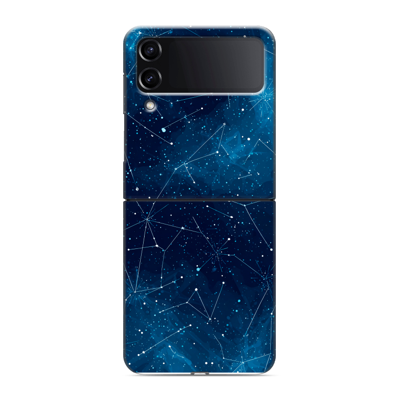 Пластиковый чехол на Samsung Galaxy Z Flip 4 с принтом Космос звезды Пластиковый чехол на Samsung Galaxy Z Flip 4 с принтом Космос звезды