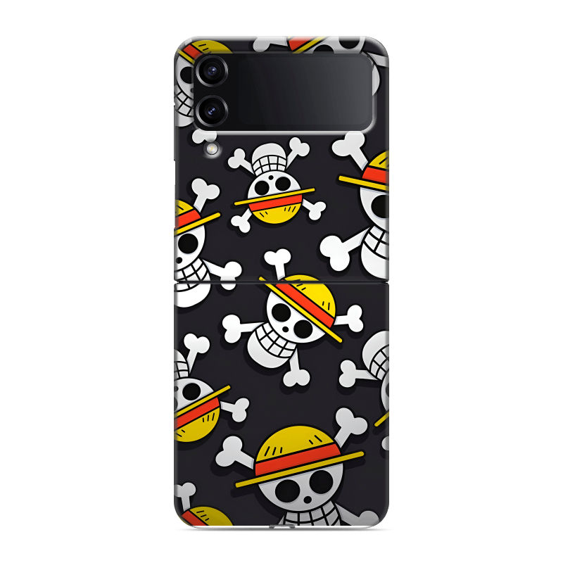 Пластиковый чехол на Samsung Galaxy Z Flip 4 с принтом One Piece Ван Пис Пластиковый чехол на Samsung Galaxy Z Flip 4 с принтом One Piece Ван Пис