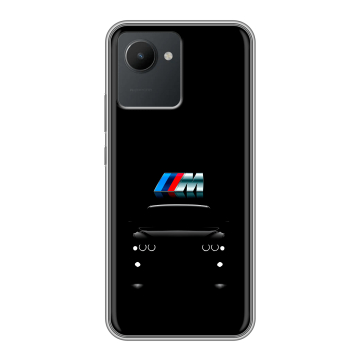Силиконовый чехол на Realme C30 с принтом БМВ BMW Силиконовый чехол на Realme C30 с принтом БМВ BMW