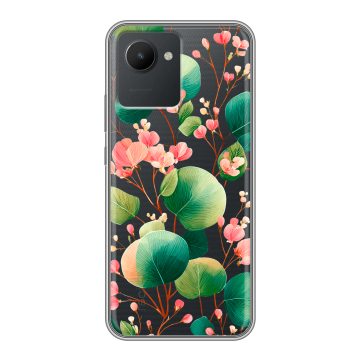 Силиконовый чехол на Realme C30 с принтом женский Силиконовый чехол на Realme C30 с принтом женский