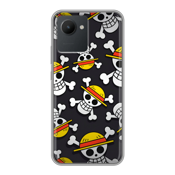 Силиконовый чехол на Realme C30 с принтом One Piece Ван Пис Силиконовый чехол на Realme C30 с принтом One Piece Ван Пис