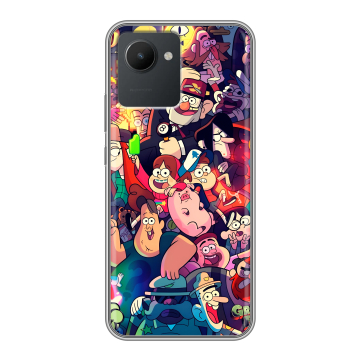 Силиконовый чехол на Realme C30 с принтом Gravity Falls Гравити Фолз Силиконовый чехол на Realme C30 с принтом Gravity Falls Гравити Фолз