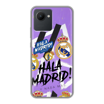 Силиконовый чехол на Realme C30 с принтом Real Madrid Реал Мадрид