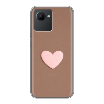Силиконовый чехол на Realme C30 с принтом женский