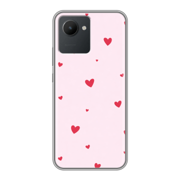 Силиконовый чехол на Realme C30 с принтом для девочек