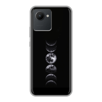 Силиконовый чехол на Realme C30 с принтом женский