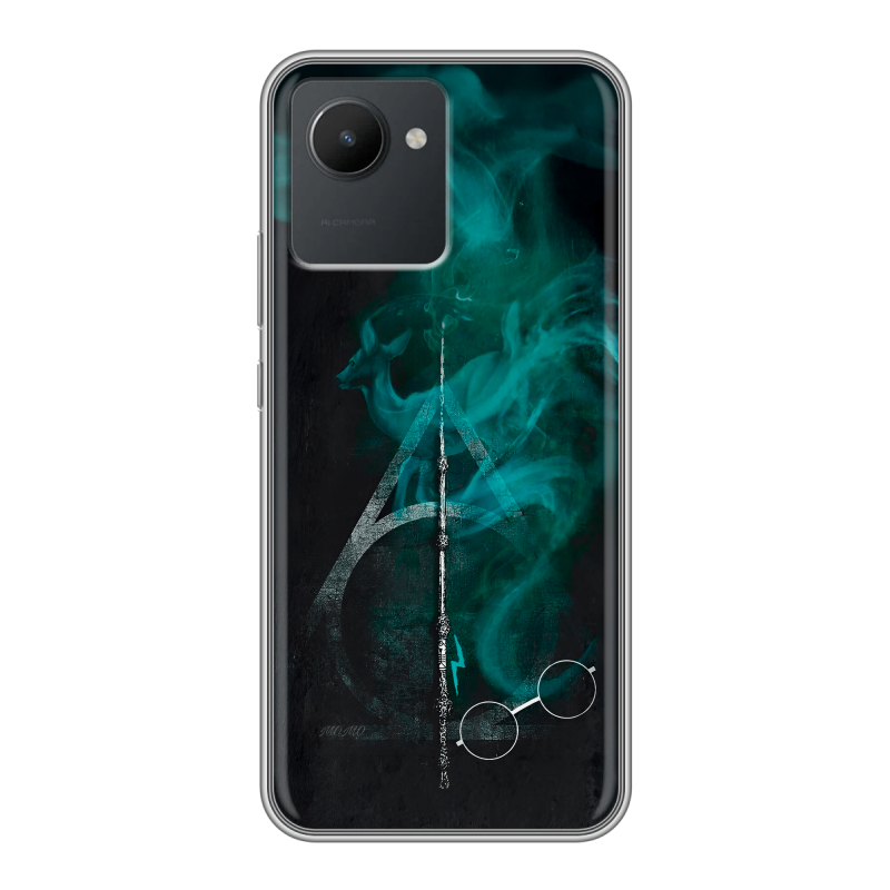 Силиконовый чехол на Realme C30 с принтом Гарри Поттер Harry Potter Силиконовый чехол на Realme C30 с принтом Гарри Поттер Harry Potter