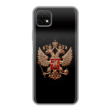 Силиконовый чехол на Wiko T3 с принтом Герб России Силиконовый чехол на Wiko T3 с принтом Герб России