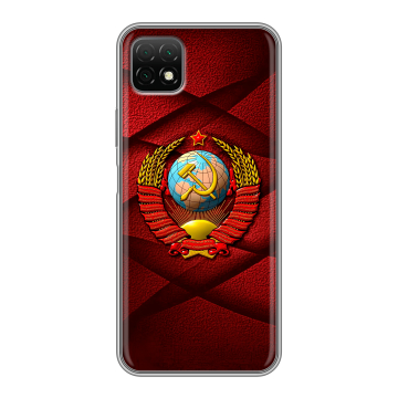 Силиконовый чехол на Wiko T3 с принтом Герб СССР Силиконовый чехол на Wiko T3 с принтом Герб СССР