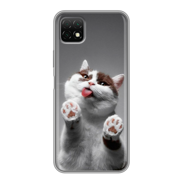 Силиконовый чехол на Wiko T3 с принтом Коты Силиконовый чехол на Wiko T3 с принтом Коты
