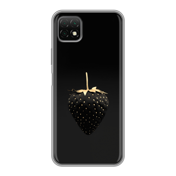 Силиконовый чехол на Wiko T3 с принтом Черная клубника Силиконовый чехол на Wiko T3 с принтом Черная клубника