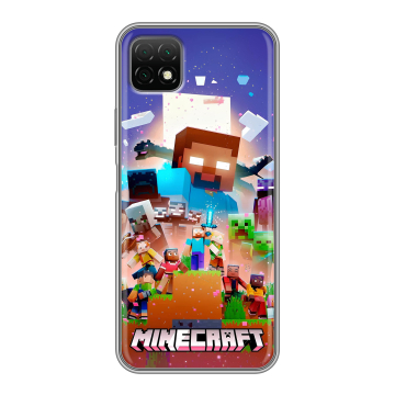 Силиконовый чехол на Wiko T3 с принтом Майнкрафт Minecraft Силиконовый чехол на Wiko T3 с принтом Майнкрафт Minecraft