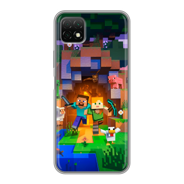 Силиконовый чехол на Wiko T3 с принтом Майнкрафт Minecraft Силиконовый чехол на Wiko T3 с принтом Майнкрафт Minecraft