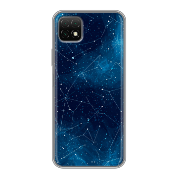 Силиконовый чехол на Wiko T3 с принтом Космос звезды Силиконовый чехол на Wiko T3 с принтом Космос звезды